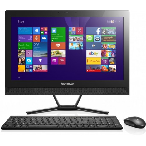 Pc de bureau Lenovo All-in-One C40-30 Tactile / i3 4è Gén / 4 Go / Blanc