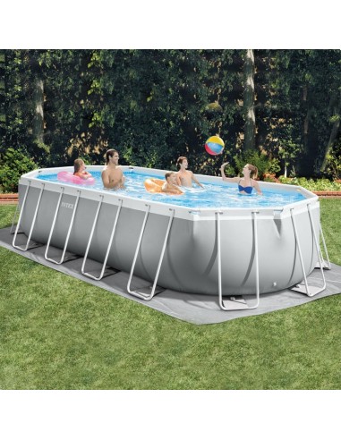 Piscine Prism Frame ovale 6.10 x 3.05 x 1.22 m - Intex