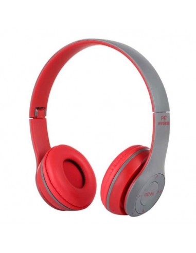 Casque Stéréo Sans Fil P47 Bluetooth - Rouge