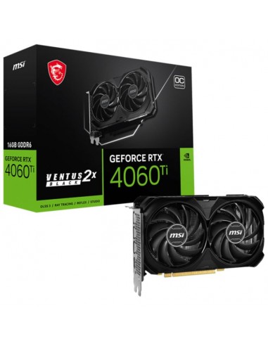 Carte graphique msi geforce rtx 4060 ti ventus 2x black 16g oc