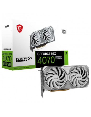 MSI GeForce RTX 4070 Super 12G Ventus 2X White OC