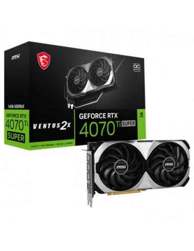 Carte graphique msi geforce rtx 4070 ti super 16go ventus 2x oc