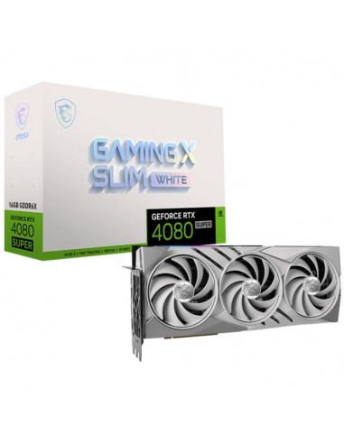 Carte graphique MSI RTX 4080 Super 16G Gaming X Slim White