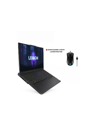 Pc Portable Lenovo Legion Pro 5 / i7 13è Gén / 32 Go / 1 To SSD Avec Souris Lenovo Legion M300 RGB Gaming Offert