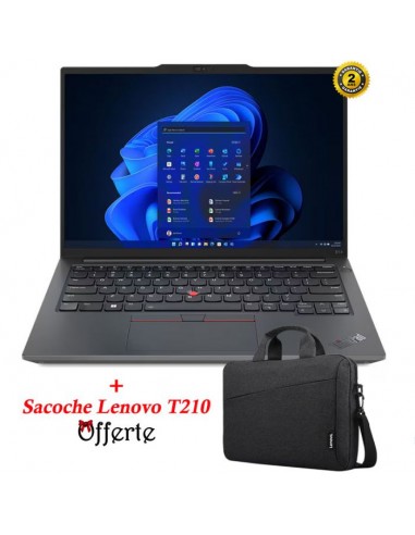 PC Portable lenovo Thinkcentre E14 GEN 5 I7 13È GÉN 8GO 512GO SSD - NOIR