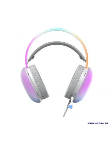 Casque Micro Gamer Havit H2037D - Blanc