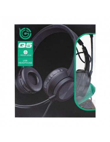 Casque USB TUCCI Q5 / Noir