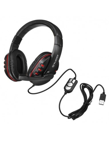 Micro Casque Gamer TUCCI Q3 USB - Noir