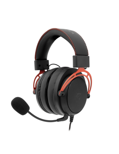 Casque Gaming WHITE SHARK Gorila GH-2341 / Noir et Rouge