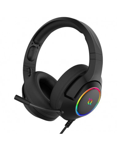 Micro Casque Gamer Filaire AQIRYS VEGA RGB - Noir