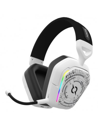 Micro Casque Gamer Sans Fil AQIRYS Alaire - Blanc