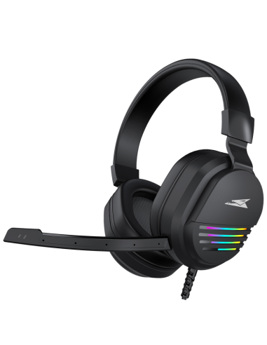 Micro Casque Gaming BARACUDA BGH-011 PEARL RGB / Noir