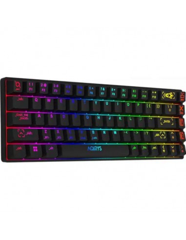 Clavier Gamer Mécanique AQIRYS MIRA 100% Anti-Ghosting RGB - Noir