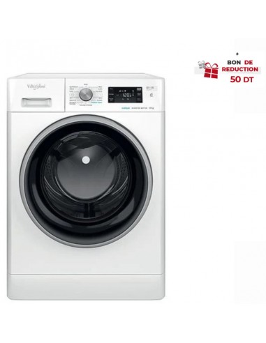 Machine À Laver Hublot Posable WHIRLPOOL FFWS 7235 WB NA / 7 KG / Blanc