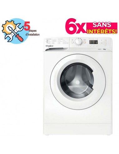 Machine À Laver WHIRLPOOL WMTA6101-NA 6KG - Blanc