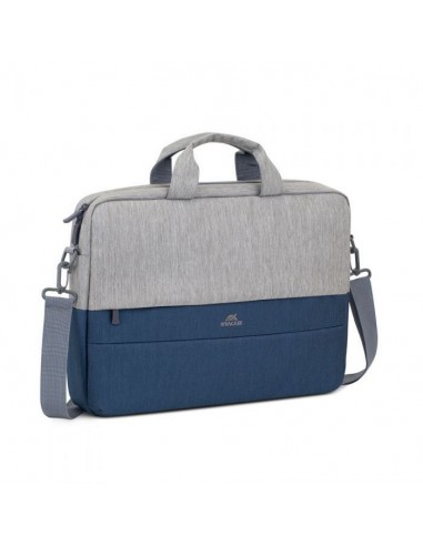 Sacoche RIVACASE Pour PC Portable 15.6'' - Gris & Bleu (7532)