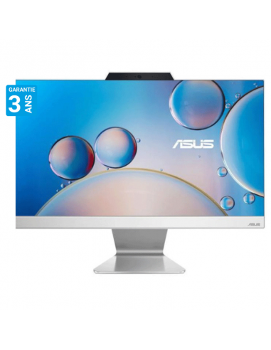 PC De Bureau All In One ASUS AIO E3202 I5 12GÉN / 8Go 256Go SSD / Blanc