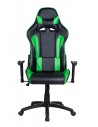 Chaise Pilote Gaming Noir et Vert