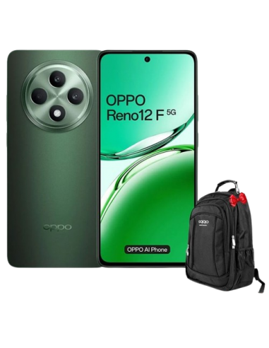 Smartphone OPPO Reno12F 5G 12Go 256Go Vert + Sac à Dos