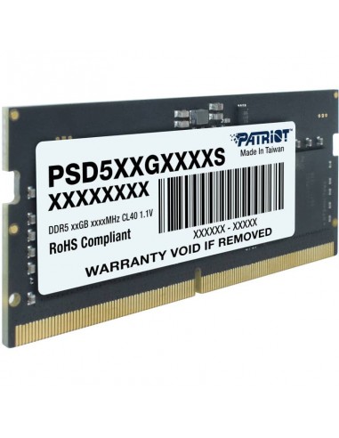 Patriot Signature Line SoDIMM DDR5 CL40 tunisie