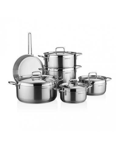 Casserole Inox Tunisie Set De 10 Pièces Korkmaz A1998 Alpha