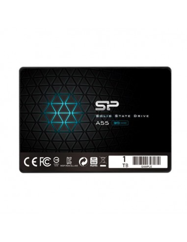 Disque Dur Interne SILICON POWER A55 Prix Tunisie 2To SSD - 2.5" - (SP002TBSS3A55S25)