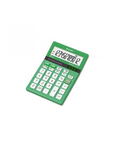 Calculatrice Sharp EL-812 BGR Vert