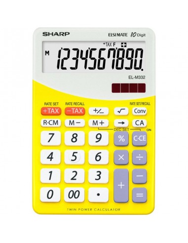 Calculatrice Sharp EL-M332BYL