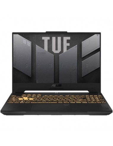 Vue avant du Asus TUF F15 - Design robuste et gaming performant