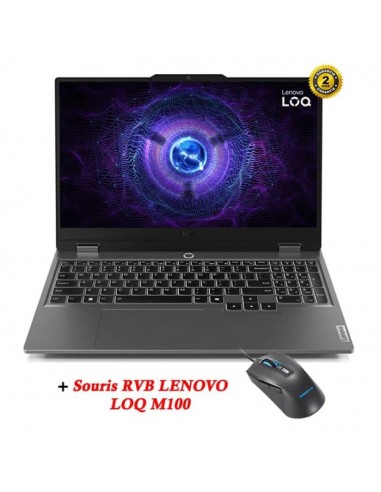 Vue avant du Lenovo LOQ 15IRX9 - Design élégant et moderne