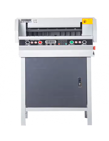 Machine de découpe de papier électrique à double guide G450VS+