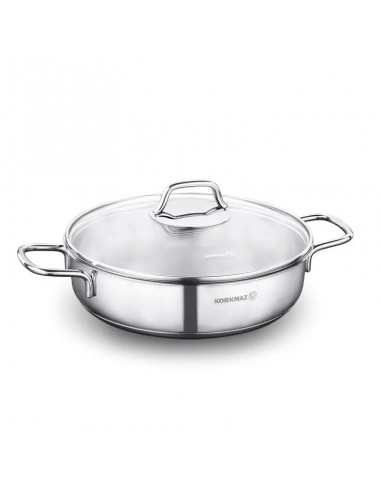 Cocotte Courte korkmaz Perla 22cm Inox