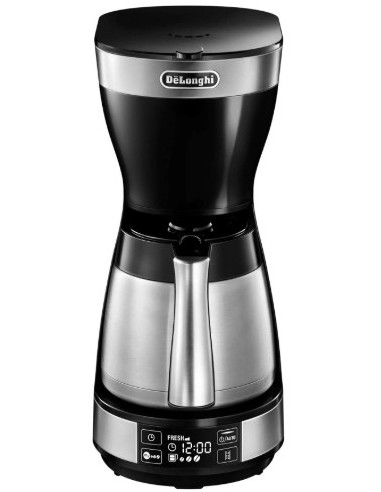 DELONGHI Autentica machine à café filtre 1,25 L, Noir, Acier Inoxydable ( ICM16731 )