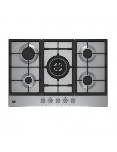 Plaque de Cuisson Encastrable BEKO HIAW75225SL 5 Feux 75 cm - Inox