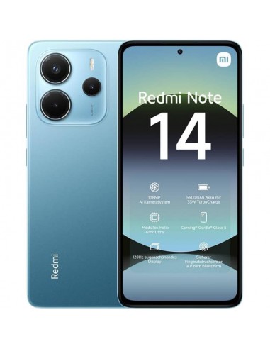 Smartphone XIAOMI Redmi Note 14 6 Go 128 Go - Bleu ( NOTE14-6-128G-BL )