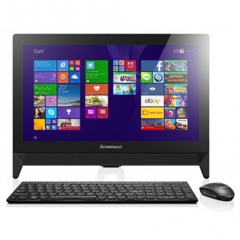 Pc de bureau Lenovo All-in-One C20-30 / Dual Core / 4 Go / Blanc