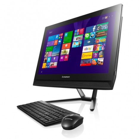 Pc de bureau Lenovo All-in-One C40-30 Tactile / i3 4è Gén / 4 Go / Nvidia / Blanc