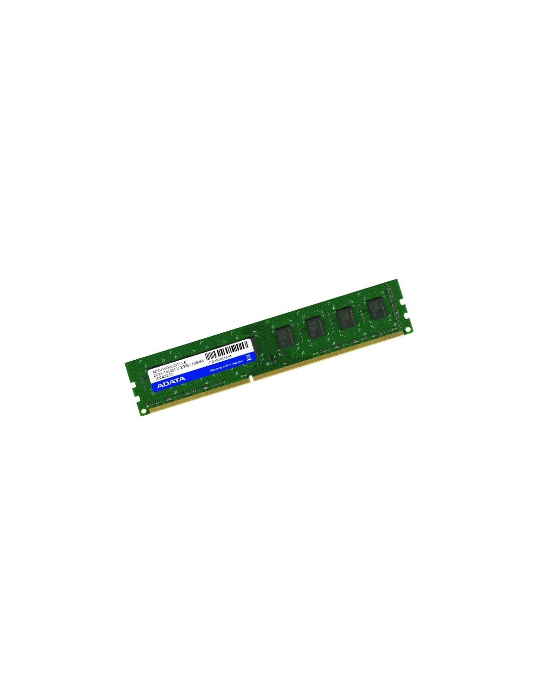 BARETTE MÉMOIRE ADATA 8 GO DDR3 / 1600 MHZ - Media Bureautique Tunisie