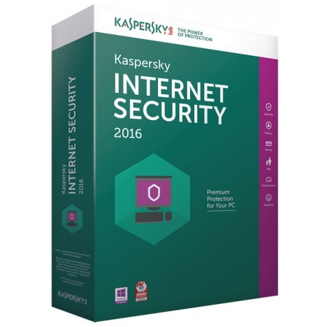 Kaspersky Internet Security 2016 - 1 an / 3 PC