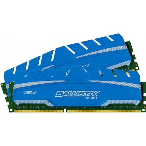 Kit Dual Barrette Crucial Ballistix (2x 8 Go) DDR3 1600 Mhz