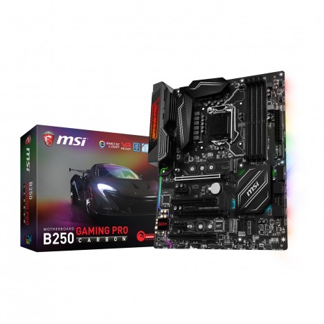 Carte Mère MSI B250 GAMING PRO CARBON | Socket Intel 1151 (Kaby Lake)