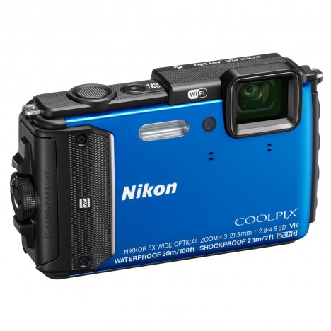 Appareil Photo Nikon Coolpix AW130 / Bleu