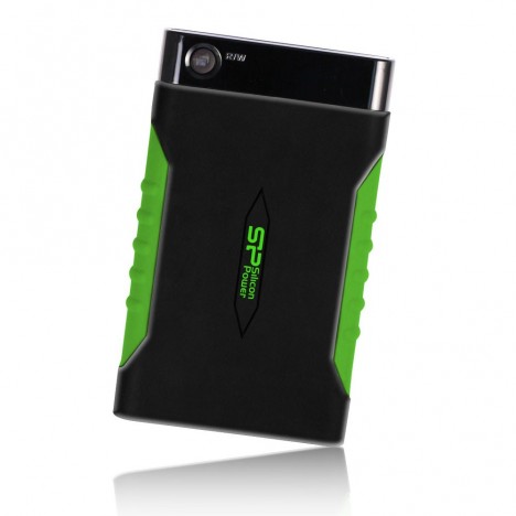 Disque Dur Externe Antichocs Silicon Power Armor A15 1 To / Noir&Vert