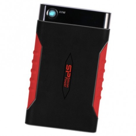 Disque Dur Externe Antichocs Silicon Power Armor A15 1 To / Noir&Rouge