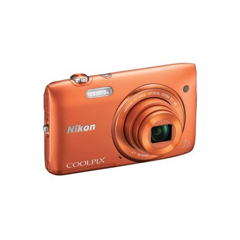 Appareil Photo Nikon Coolpix S3500 Orangé