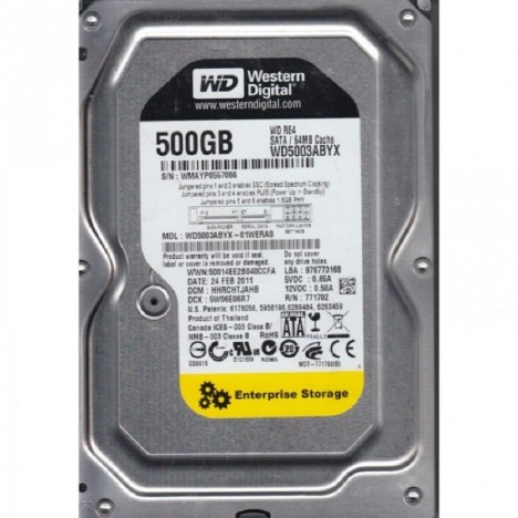 Disque Dur Interne 3.5" Western Digital 500Go