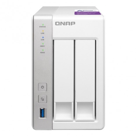 Serveur Nas 2 Baies Qnap Ts 231p 2to