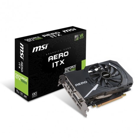 Carte graphique MSI GeForce GTX 1060 AERO ITX 6G OC / 6Go GDDR5