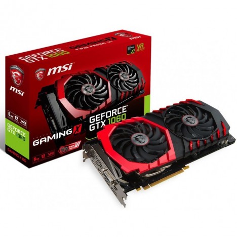 Carte graphique MSI GeForce GTX 1060 Gaming X / 6 Go DDR5