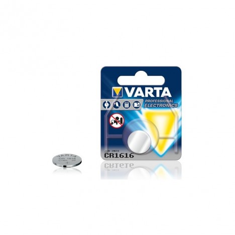 Pile électronique Bouton VARTA Lithium CR1616